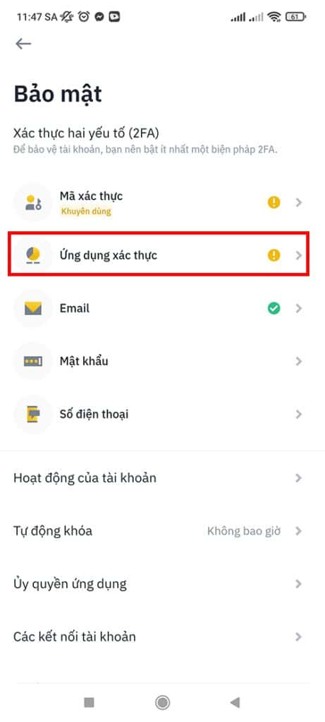 Bảo mật 2FA bằng Google Authenticator (GA)