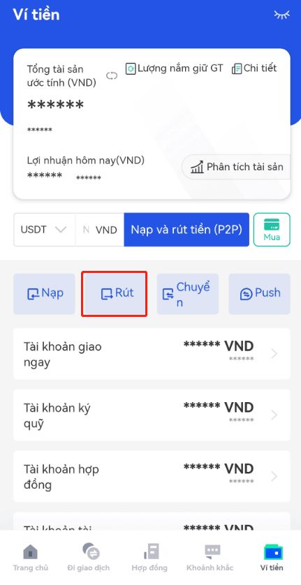 cách rút tiền sàn gate.io trên app