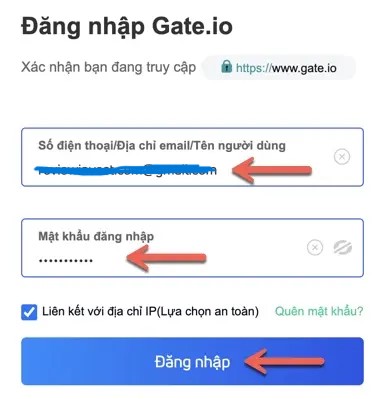 cách đăng ký sàn gate.io trên web