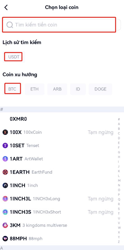 cách nạp tiền vào sàn gate.io trên app