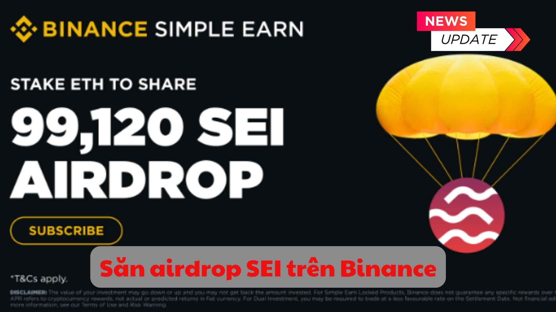 Cách tham gia săn airdrop SEI trên Binance