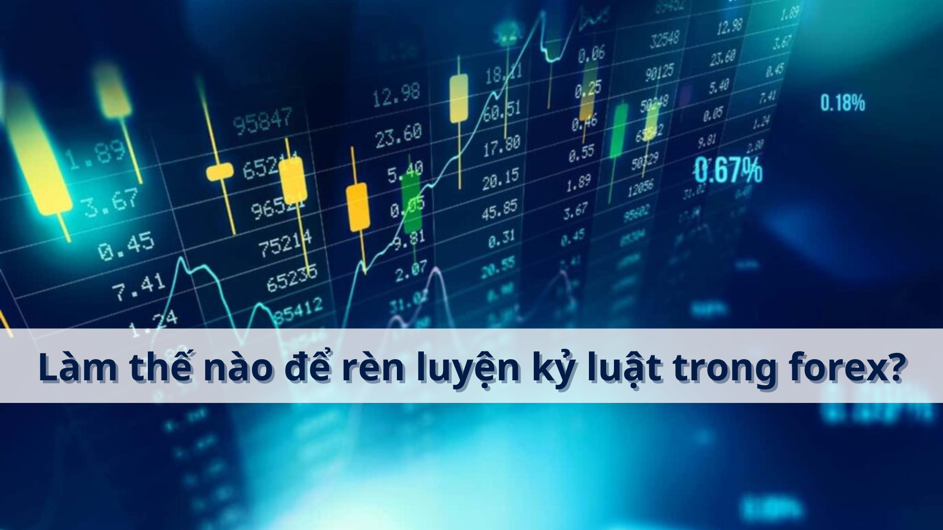 Làm thế nào để rèn luyện kỷ luật trong forex?